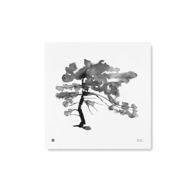 pine tree art print poster by teemu jarvi
