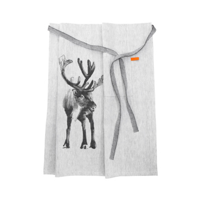 Woven reindeer apron