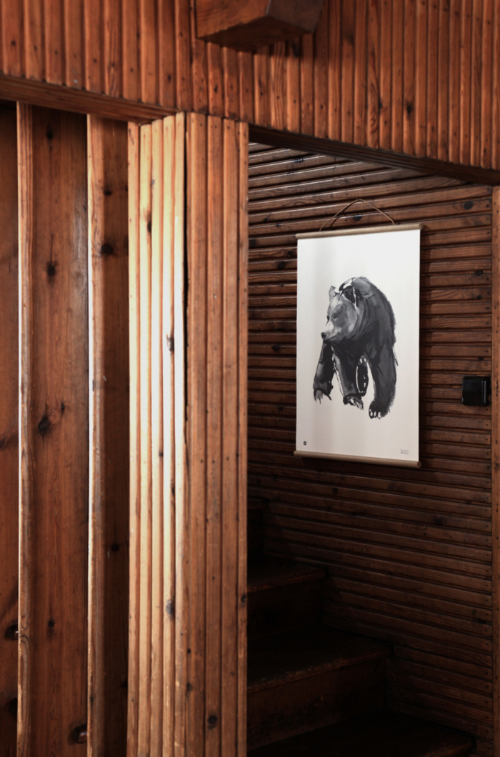 Gentle Bear framed print