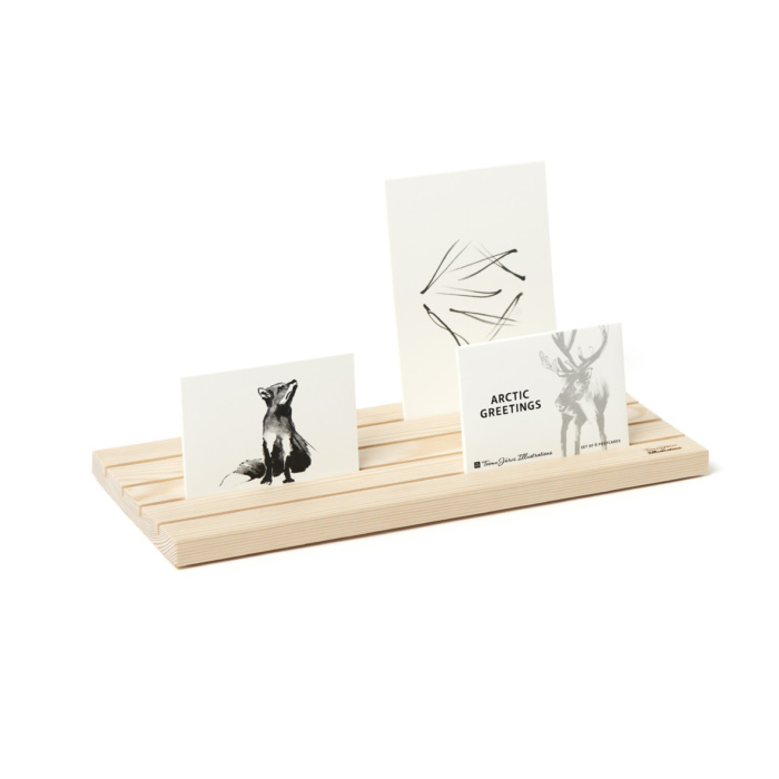 Teemu Järvi postcard display stand with cards