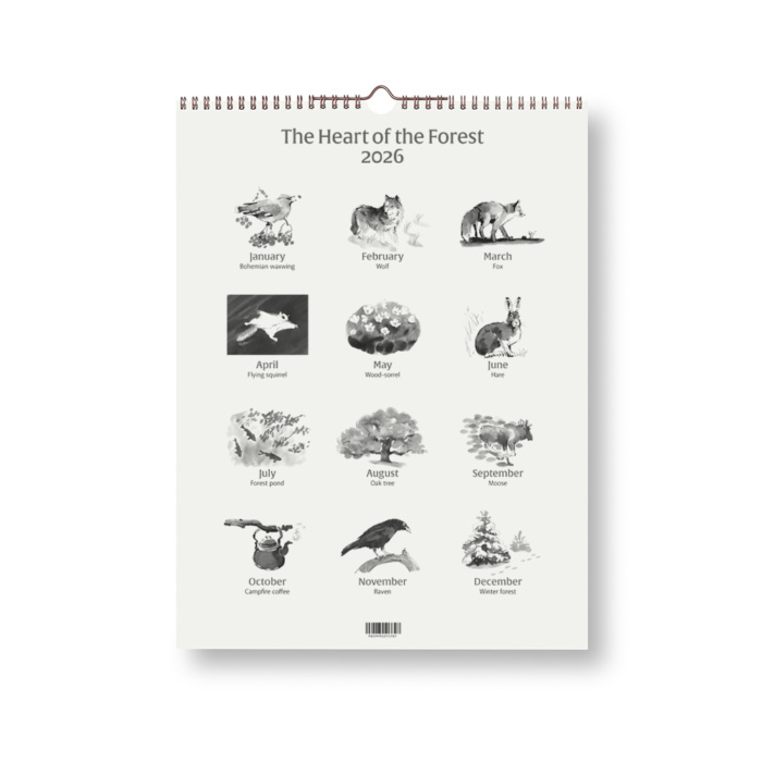 The Heart of the Forest -kalenteri