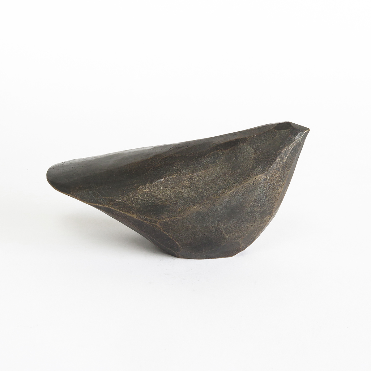 Sielulintu, pieni - pronssi, musta patina