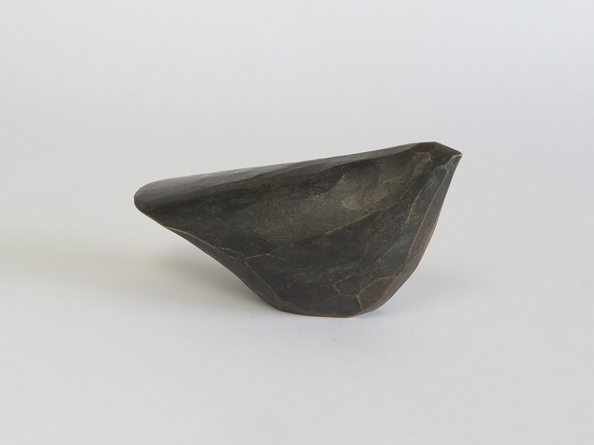 Sielulintu, pieni - pronssi, musta patina