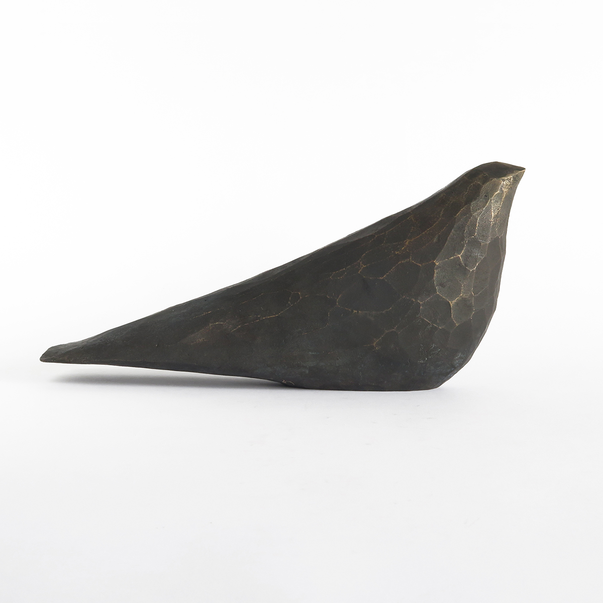 Sielulintu, iso - pronssi, musta patina